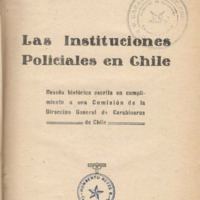 Las instituciones policiales en Chile